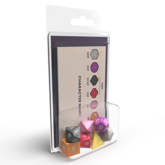 Color Coded Dice Set