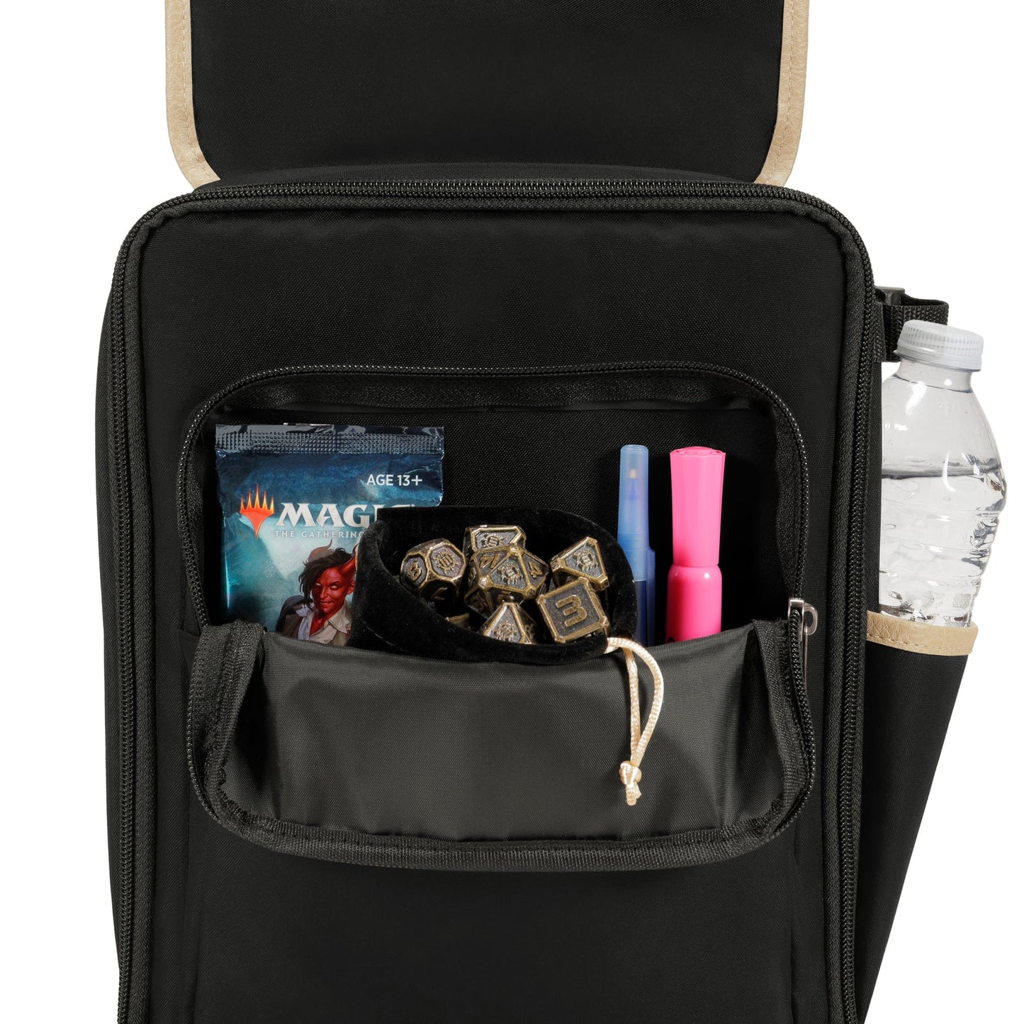 Enhance Designer Edition: Compact Trading Card Backpack (Black)