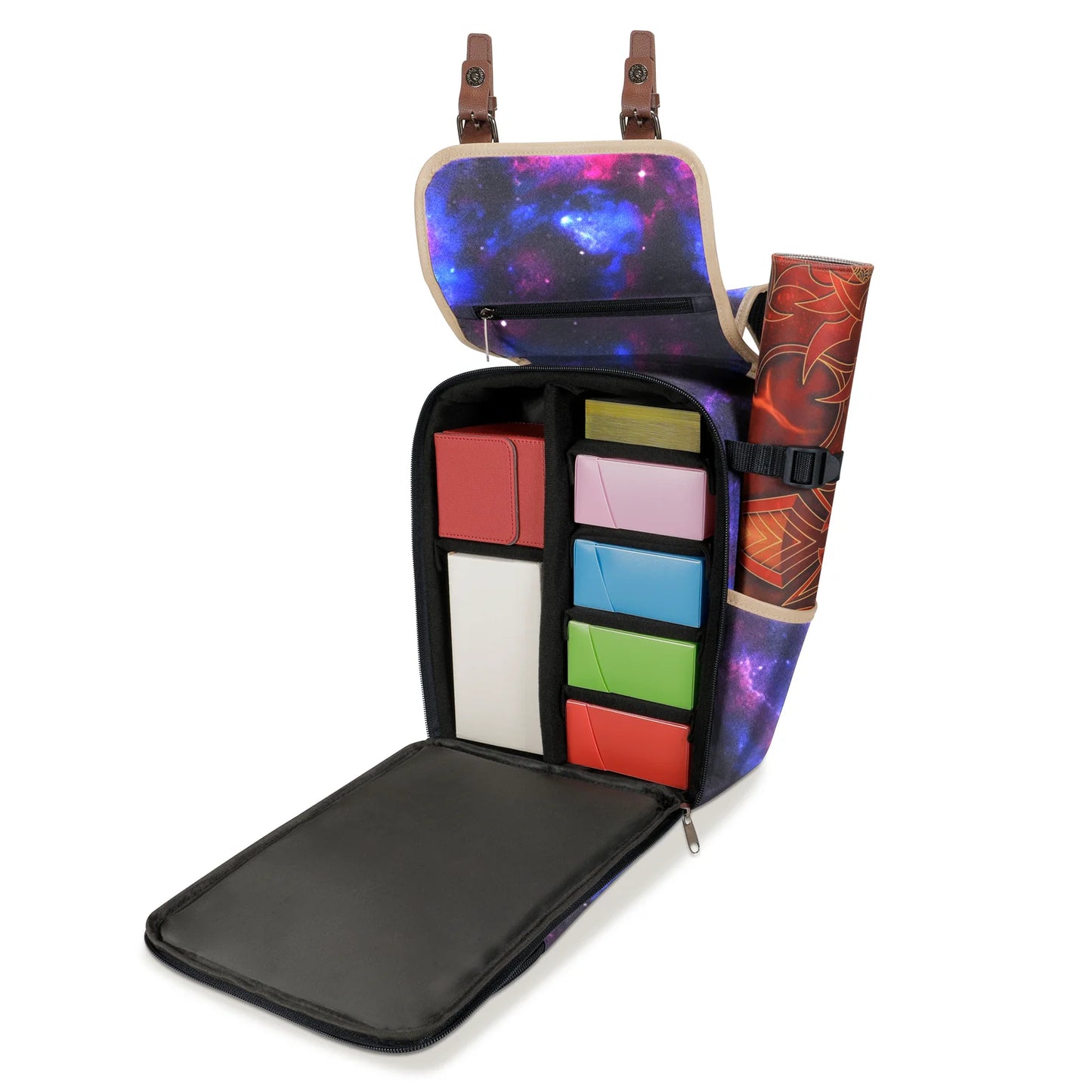 Enhance Designer Edition: Compact Trading Card Backpack (Galaxy)