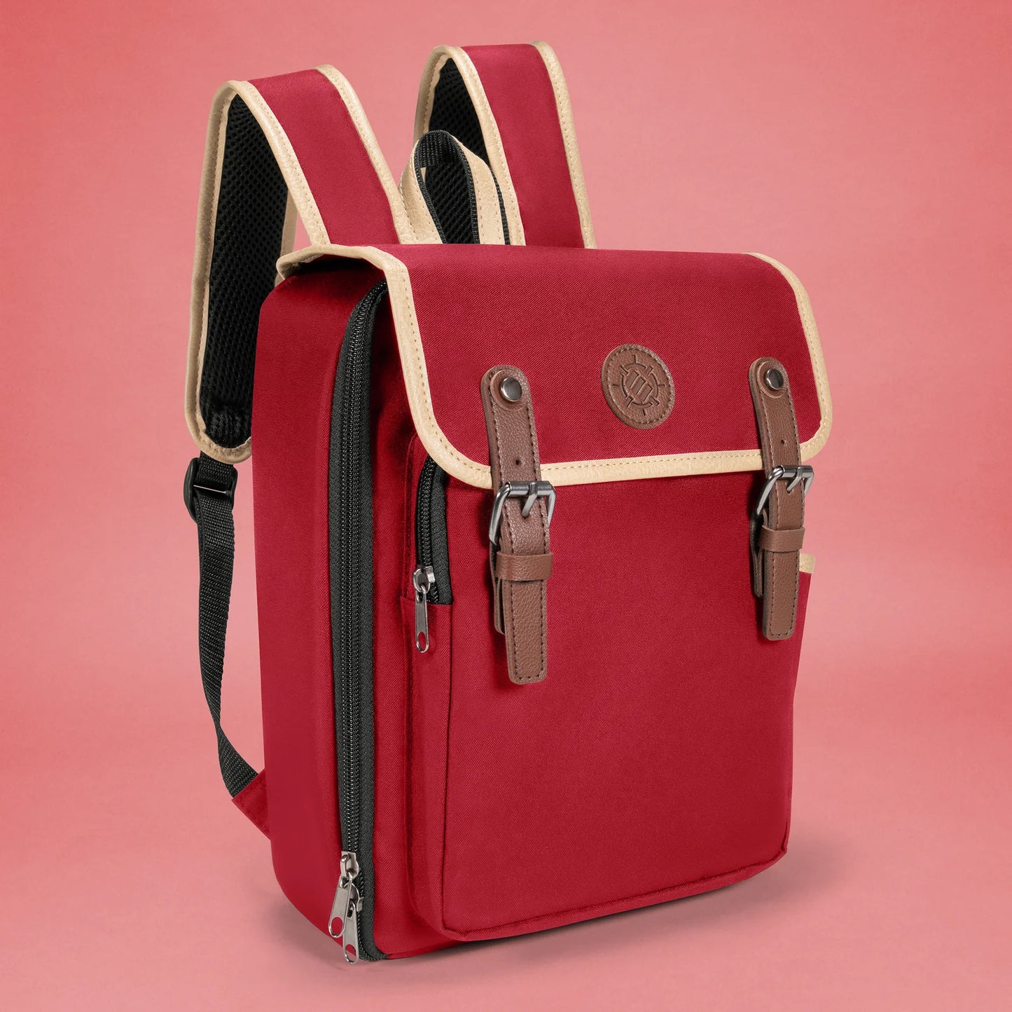 Enhance Designer Edition: Compact Trading Card Backpack (Red)