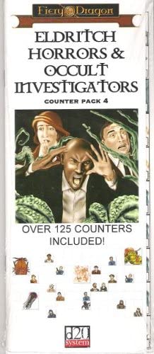 Fiery Dragon Counter Pack 4: Eldritch Horrors & Occult Investigators