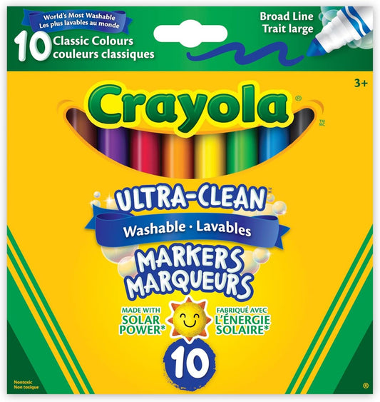 Crayola Ultra-Clean Washable Markers (10)