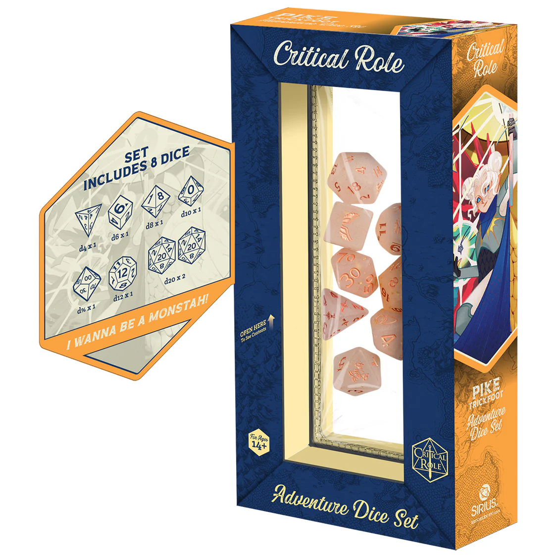 Critical Role: Pike Trickfoot Adventure Dice Set