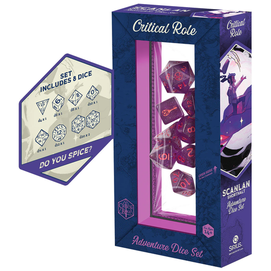 Critical Role: Scanlan Shorthalt Adventure Dice Set
