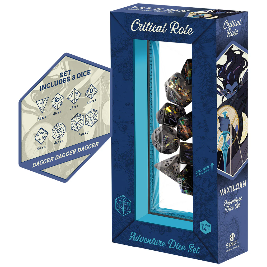 Critical Role: Vax'ildan Adventure Dice Set