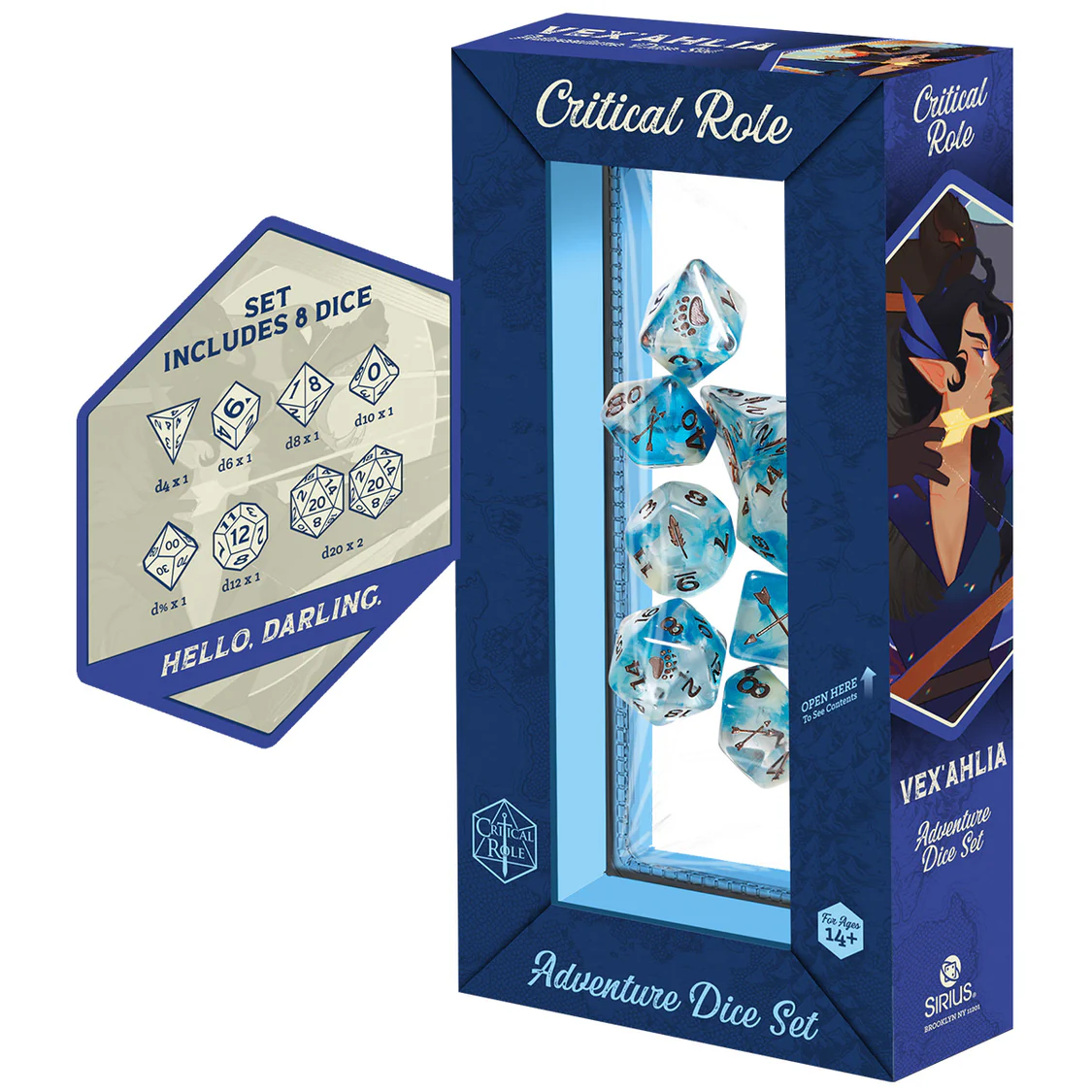 Critical Role: Vex'ahlia Adventure Dice Set