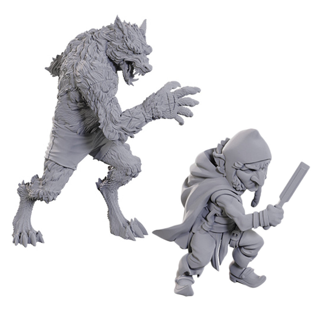 Critical Role Miniatures: Chetney Pock O'Pea & Werewolf