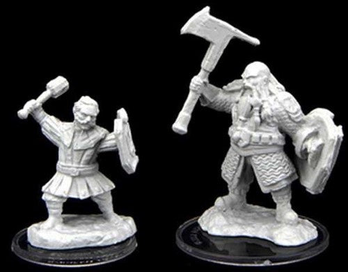 Critical Role Miniatures: Kymal Militia Brawler & Jorenn Militia Holy Axeman (2021)