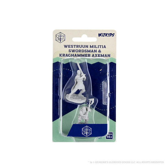 Critical Role Miniatures: Westruun Militia Swordsmen & Kraghammer Axeman