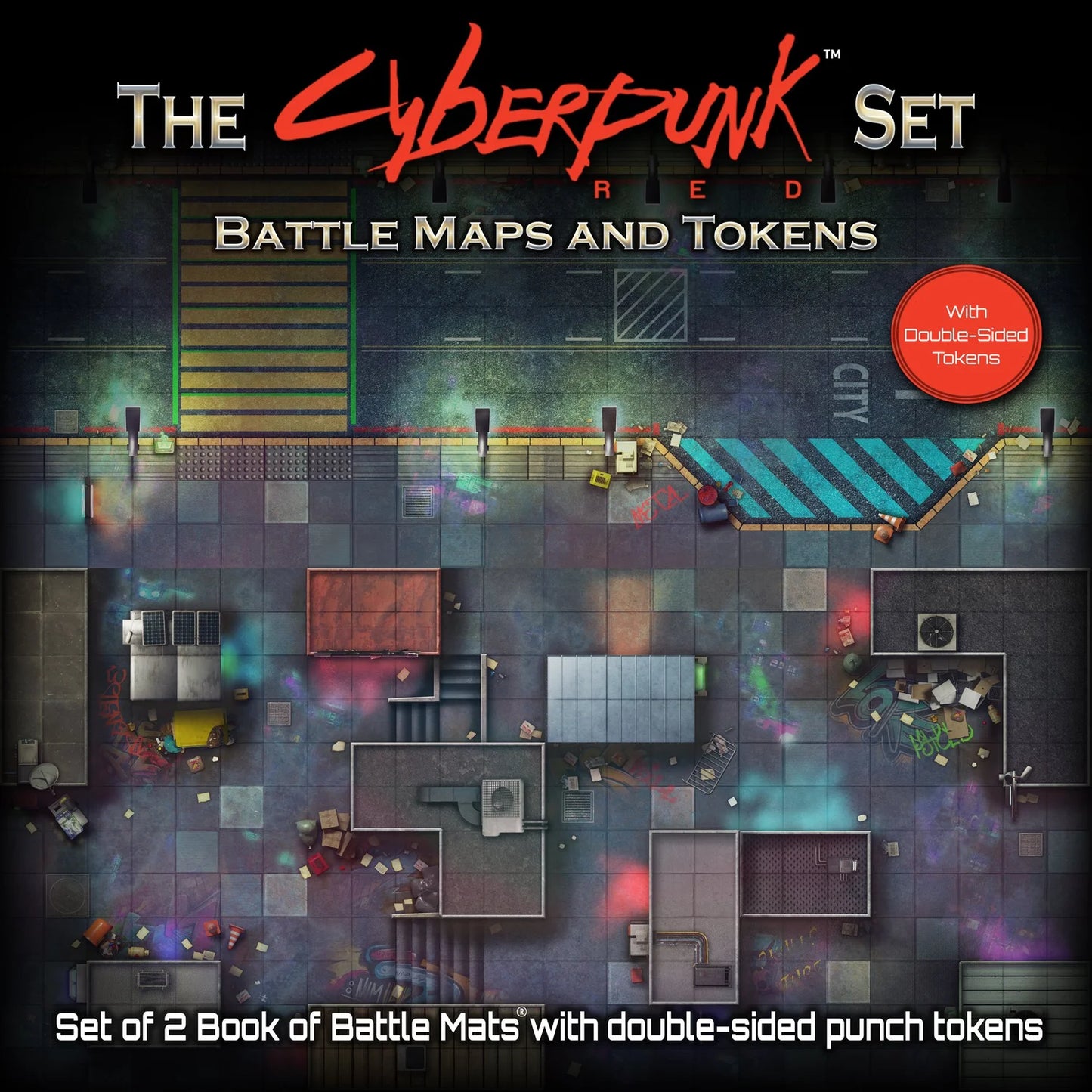 Cyberpunk Red: Battle Maps and Tokens Set
