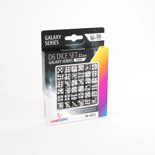 D6 Dice Set Galaxy Series (Moon)
