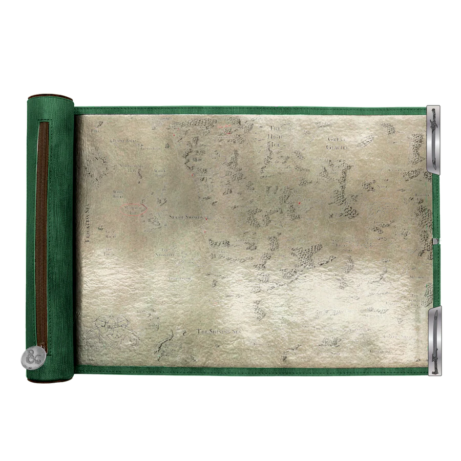 Dungeons & Dragons: Artifacts Across Eternities - Drizzt & The Forgotten Realms: Premium Dice Scroll Map