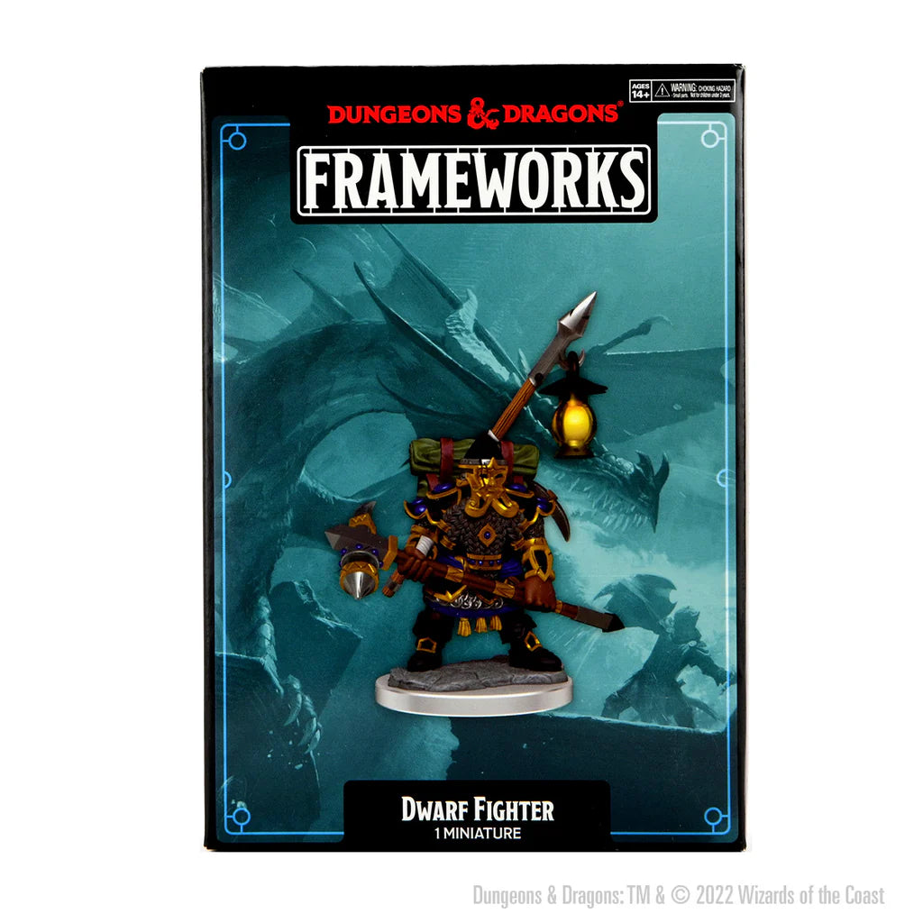 Dungeons & Dragons Miniatures, Frameworks: Dwarf Fighter (Male)