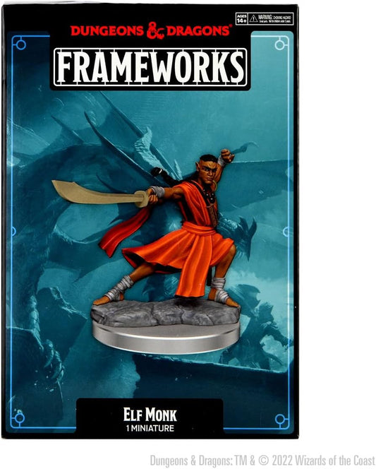 Dungeons & Dragons Miniatures, Frameworks: Elf Monk (Male)