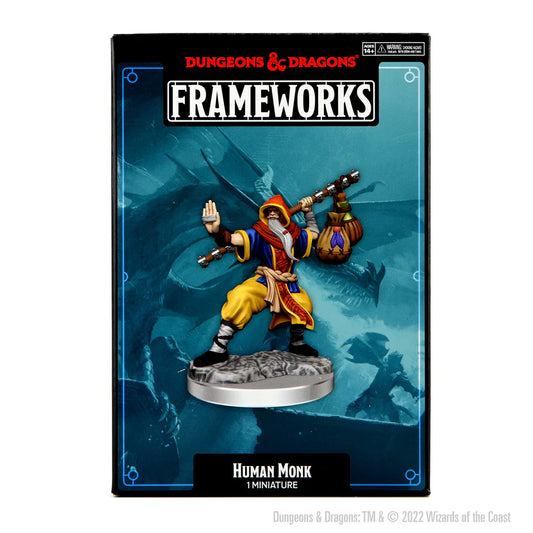 Dungeons & Dragons Miniatures, Frameworks: Human Monk (Male)