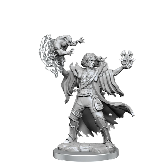 Dungeons & Dragons Miniatures, Frameworks: Human Warlock (Male)