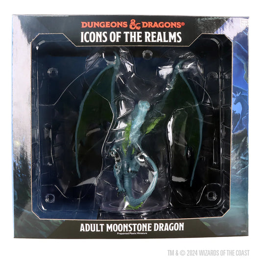Dungeons & Dragons: Icons of the Realms - Adult Moonstone Dragon