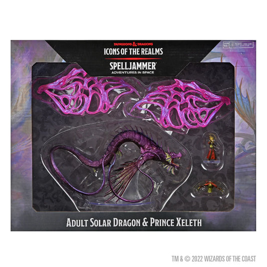 Dungeons & Dragons: Icons of the Realms - Adult Solar Dragon & Prince Xeleth
