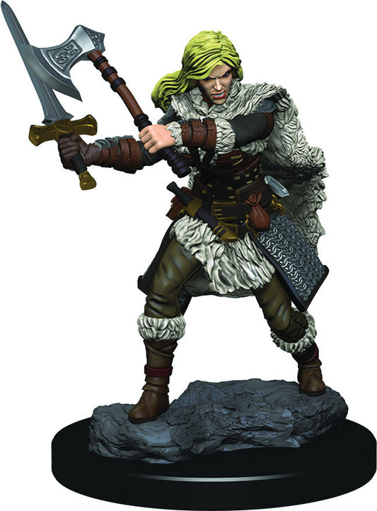 Dungeons & Dragons Miniatures, Pre-Painted: Human Female Barbarian