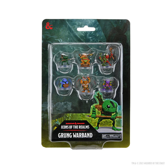 Dungeons & Dragons Miniatures, Pre-Painted: Icons of the Realms - Grung Warband