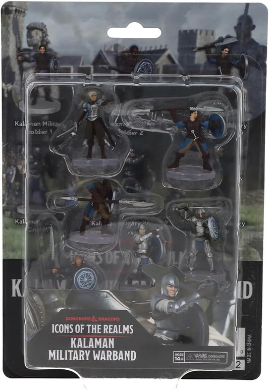 Dungeons & Dragons Miniatures, Pre-Painted: Icons of the Realms - Kalaman Military Warband