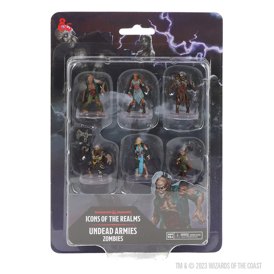 Dungeons & Dragons Miniatures, Pre-Painted: Undead Armies - Zombies