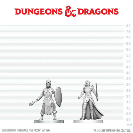 Dungeons & Dragons: Nolzur's Marvelous Miniatures - Black Gauntlet & Zhentilar Paladin of Bane