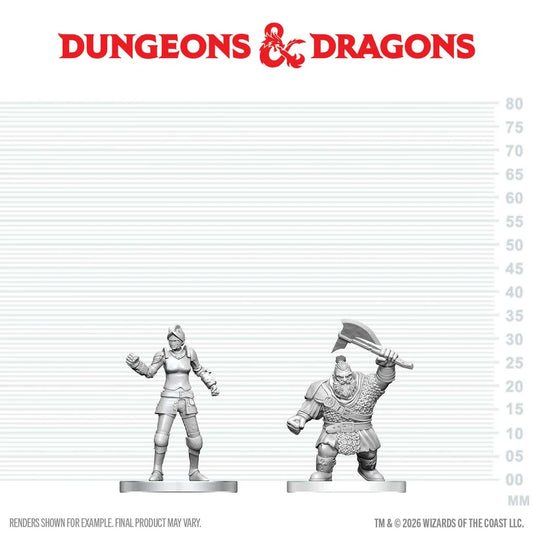 Dungeons & Dragons: Nolzur's Marvelous Miniatures - Cultist of Bane & Dwarf Zhentilar Soldier
