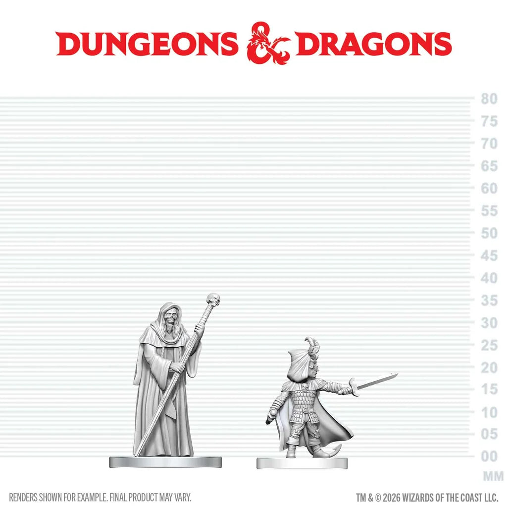 Dungeons & Dragons: Nolzur's Marvelous Miniatures - Cultist of Bhaal & Cultist of Myrkul