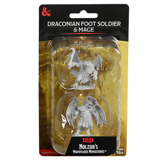 Dungeons & Dragons: Nolzur's Marvelous Miniatures - Draconian Foot Soldier & Mage