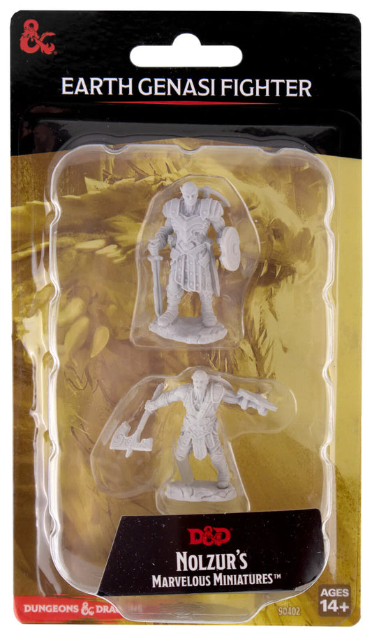 Dungeons & Dragons: Nolzur's Marvelous Miniatures - Earth Genasi Fighter