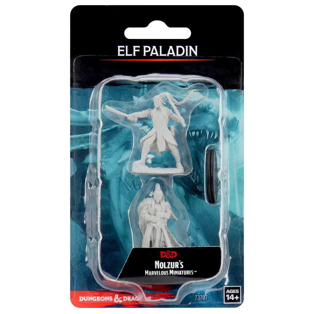 Dungeons & Dragons: Nolzur's Marvelous Miniatures - Male Elf Paladin (2023)