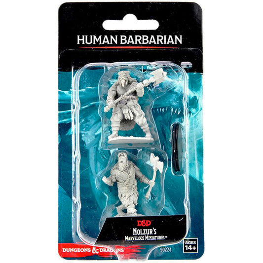 Dungeons & Dragons: Nolzur's Marvelous Miniatures - Human Barbarian (Male)