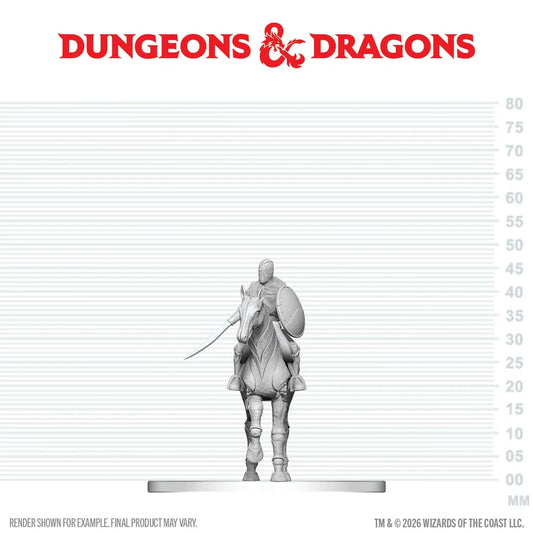 Dungeons & Dragons: Nolzur's Marvelous Miniatures - Nimblewright Steed with Rider