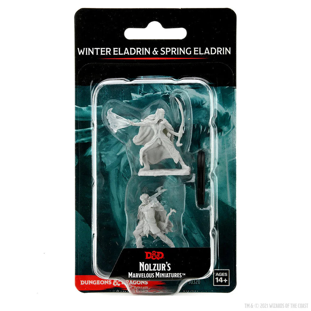 Dungeons & Dragons: Nolzur's Marvelous Miniatures - Winter Eladrin & Spring Eladrin