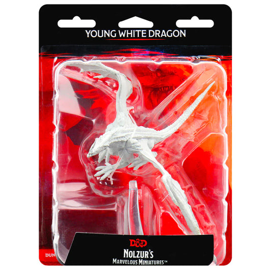 Dungeons & Dragons: Nolzur's Marvelous Miniatures - Young White Dragon