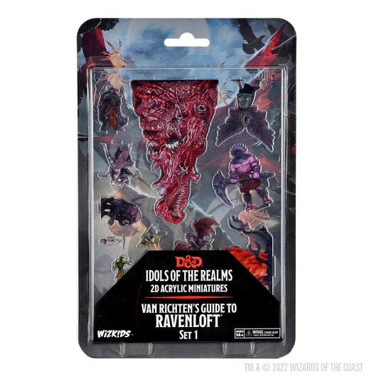 Dungeons & Dragons: Idols of the Realms 2D Acrylic Miniatures - Van Richten's Guide to Ravenloft Set 1