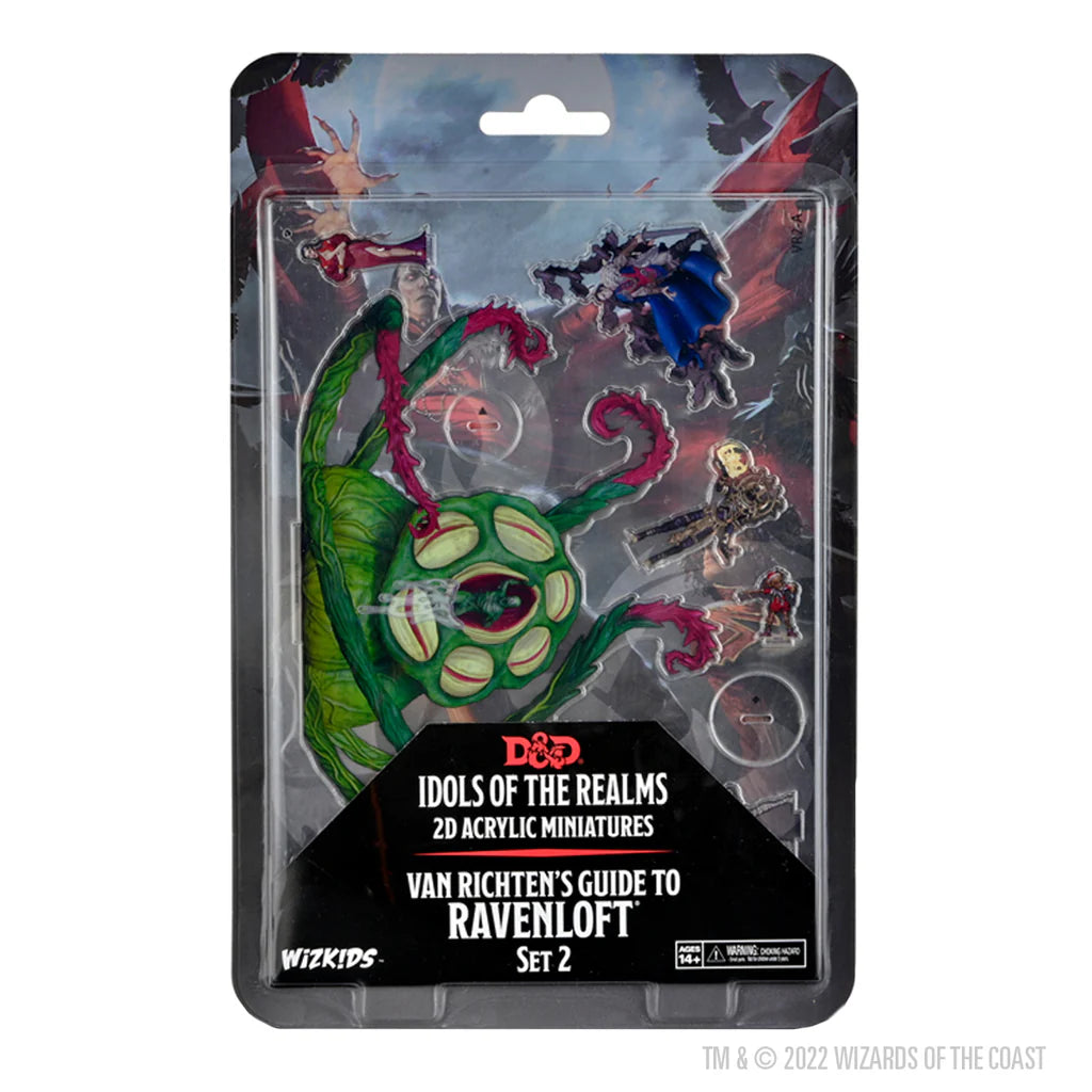 Dungeons & Dragons: Idols of the Realms 2D Acrylic Miniatures - Van Richten's Guide to Ravenloft Set 2