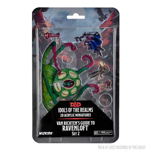 Dungeons & Dragons: Idols of the Realms 2D Acrylic Miniatures - Van Richten's Guide to Ravenloft Set 2