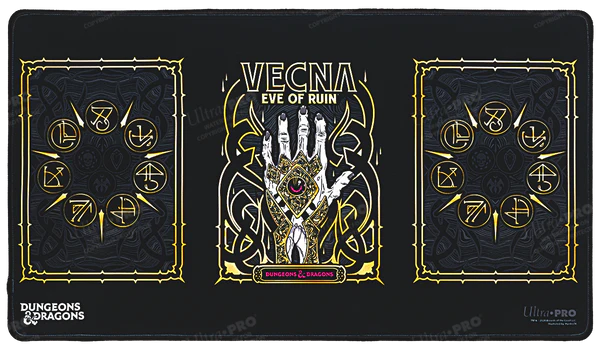 Dungeons & Dragons: Vecna - Eve of Ruin Black-Stitched Playmat