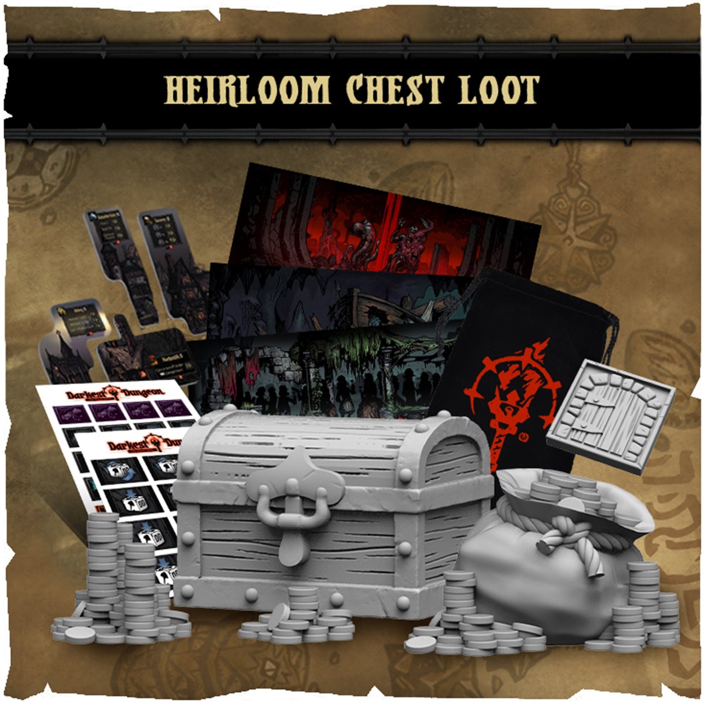 Darkest Dungeon: The Board Game - Heirloom Chest Loot