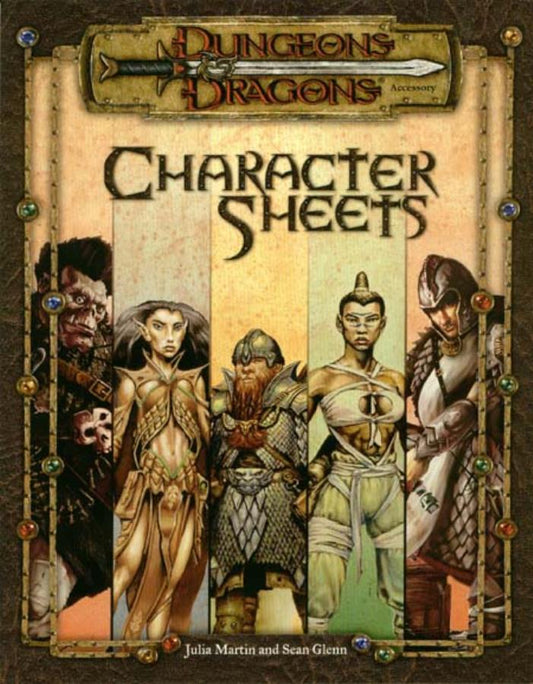 Dungeons & Dragons 3E: Character Sheets