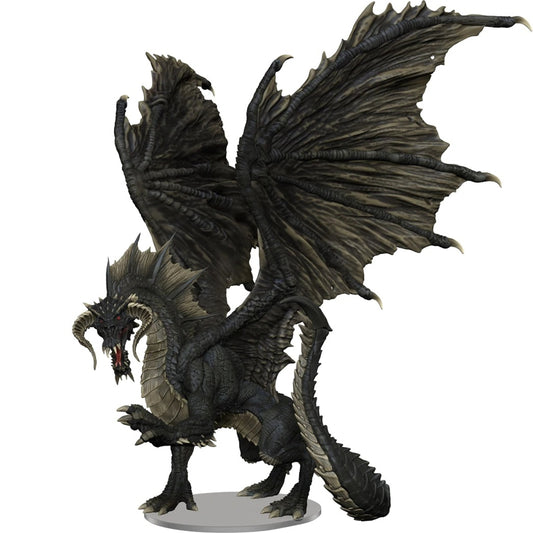Dungeons & Dragons Miniatures, Pre-Painted: Adult Black Dragon (2020)