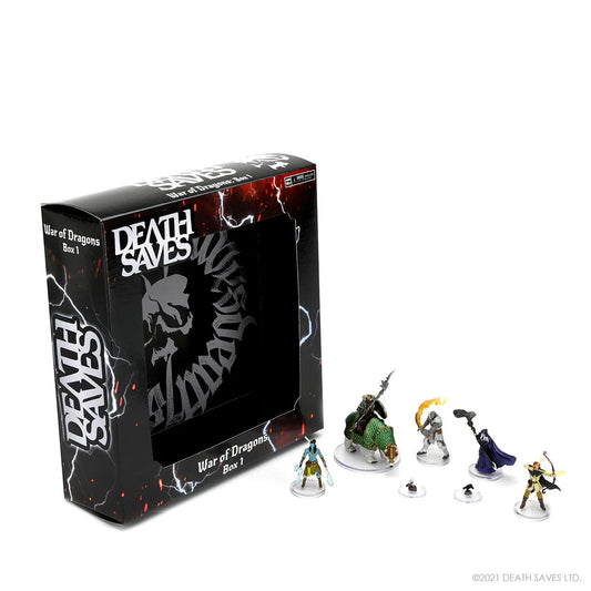 Death Saves Miniatures, Pre-Painted: War of Dragons Box 1
