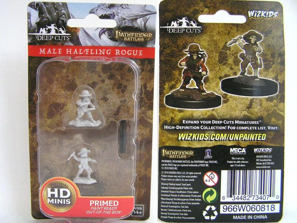 Deep Cuts Miniatures: Male Halfling Rogue