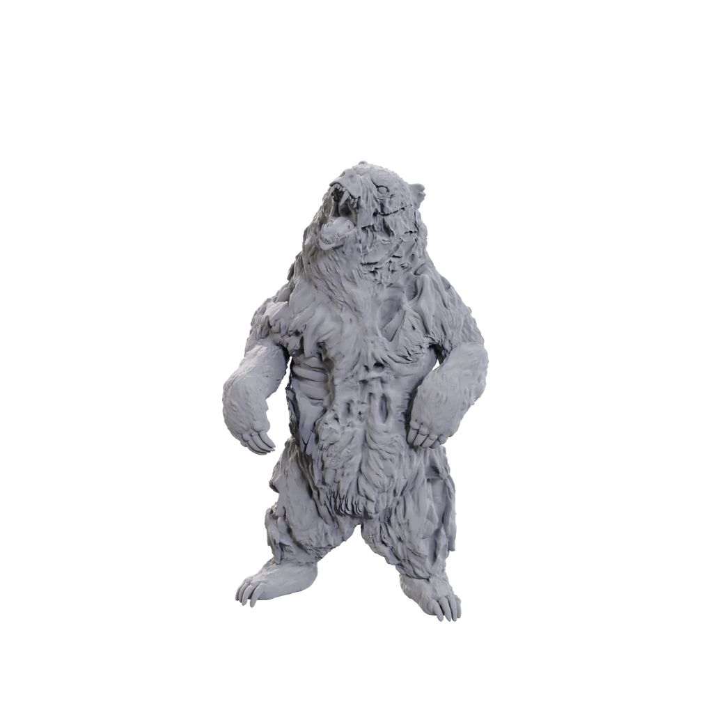 Deep Cuts Miniatures: Zombie Gizzly Bear