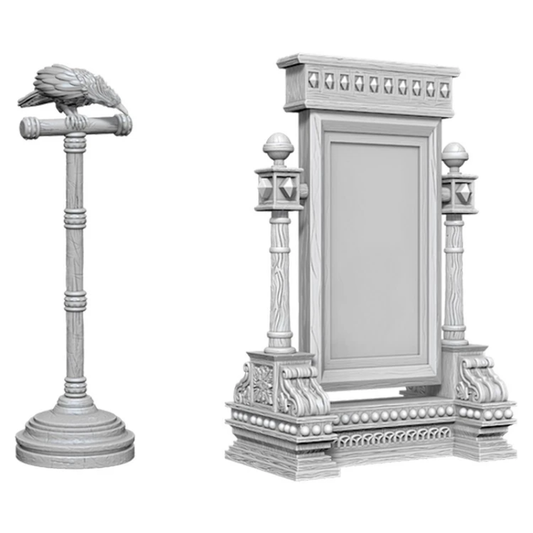 Deep Cuts Terrain: Mirror & Bird on Stand