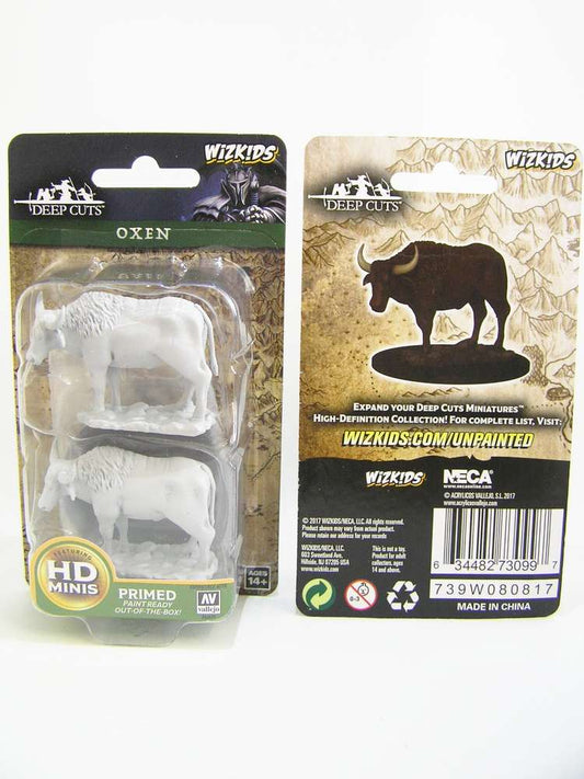 Deep Cuts Miniatures: Oxen