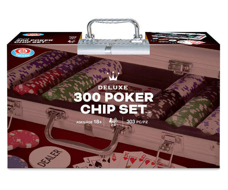 Deluxe 300 Poker Chip Set (Aluminum)