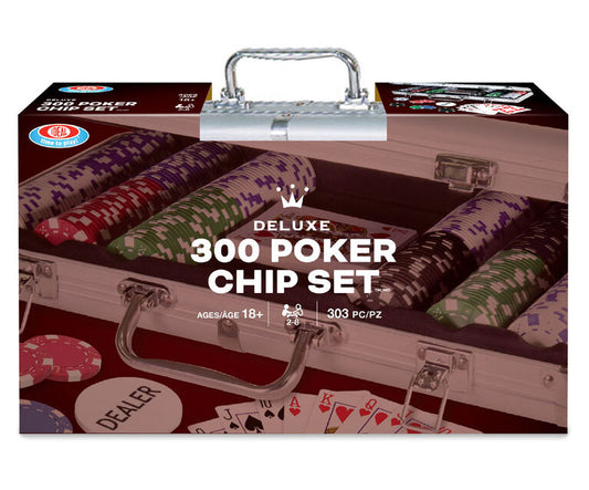 Deluxe 300 Poker Chip Set (Aluminum)